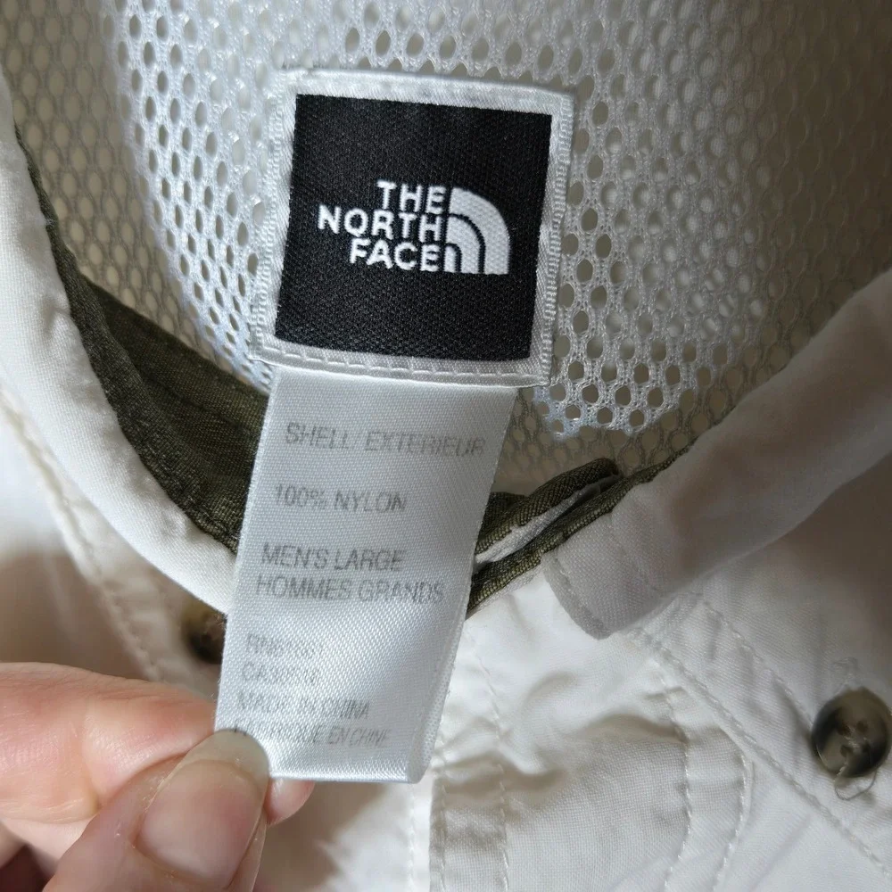 The North Face‎ Men Ventilated Long Sleeve Button Shirt Large Fishing Hiking